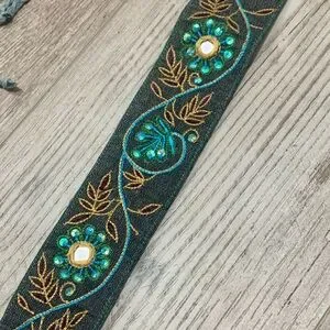 Chan Luu | Accessories | Chan Luu Mirrored Beaded Belt  display picture 3